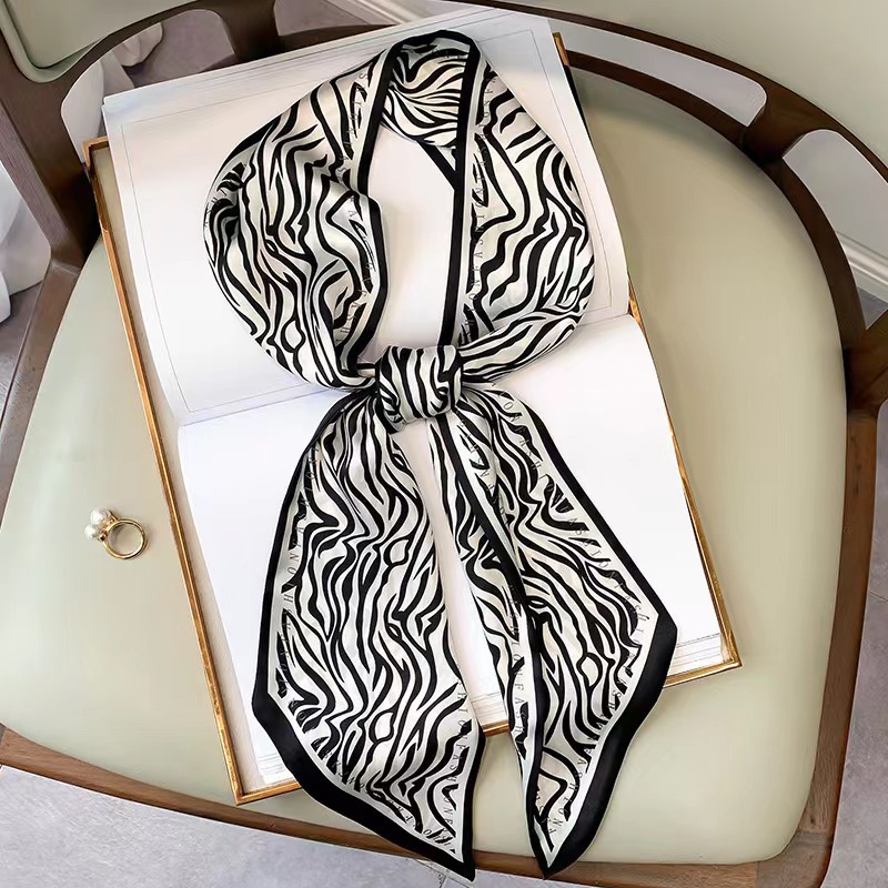 Luxury Bags Trending - Luxury Zebra Print Silk Square Scarf