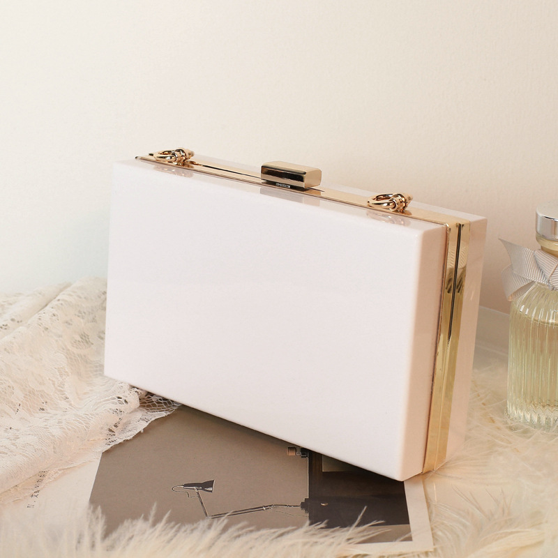 Luxury Bags Wholesale - White Square Bag Small Luxury Brand