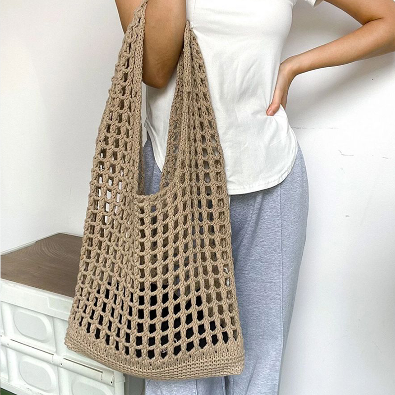 Luxury Beach Bags Ysl - Fashion Crochet Bags for Women Summer