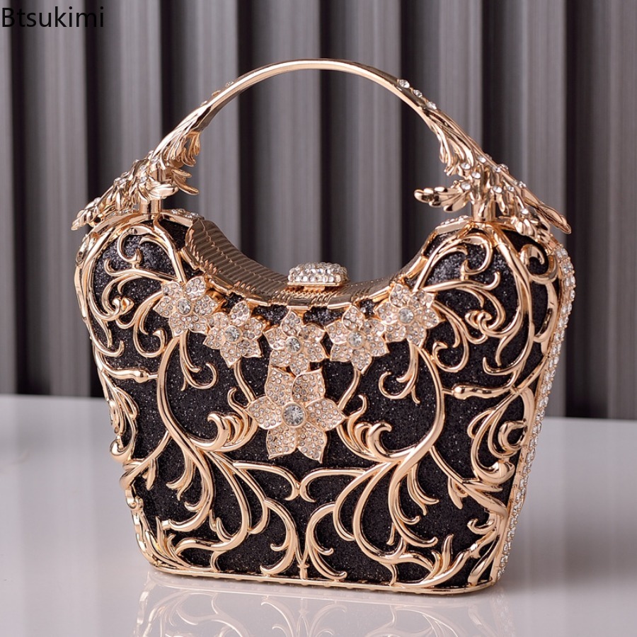 Luxury Bag Collection - Hollow Out Metal Evening Bags Women's