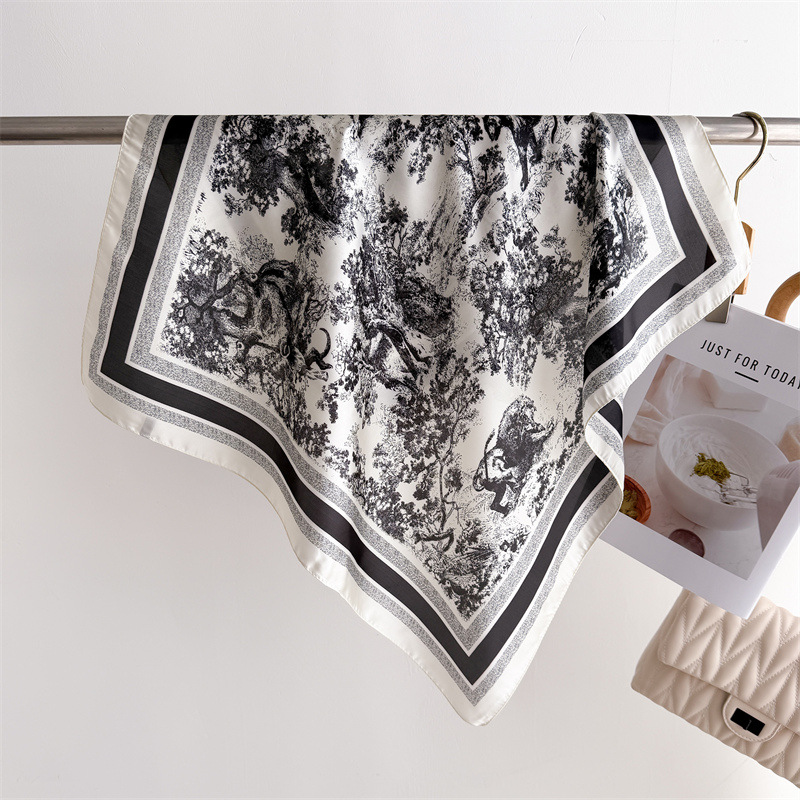 Luxury Bags Wholesale - Luxury Jungle Printed Scarves Women's Silk
