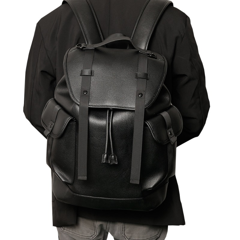 Luxury Bags That Fit Laptop - New Fashion Backpack Men Flap Travel