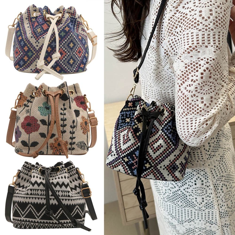 Fashion Linen Fabric Bucket Ba - Bucket Bag Suede review and price
