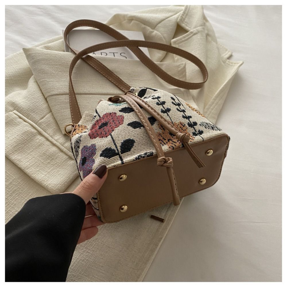Fashion Linen Fabric Bucket Ba - Bucket Bag Suede review and price