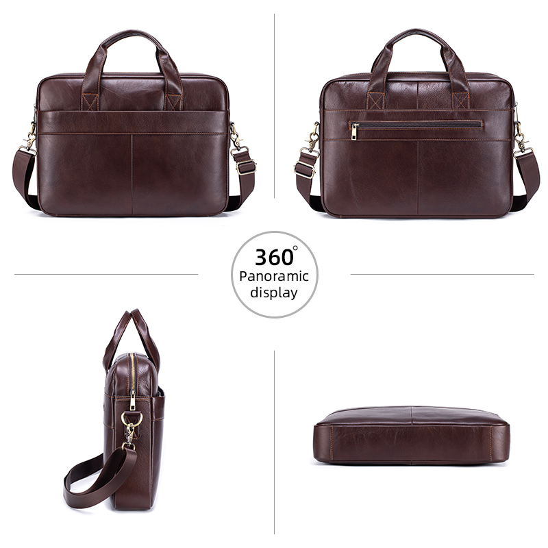 Genuine Leather Men's Briefcas - Luxury Bags That Fit Laptop review and price