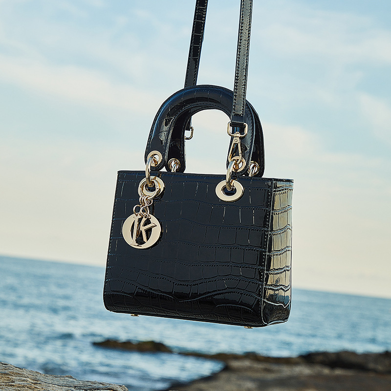 100% Genuine Leather Luxury Mi - Bucket Bag Suede review and price
