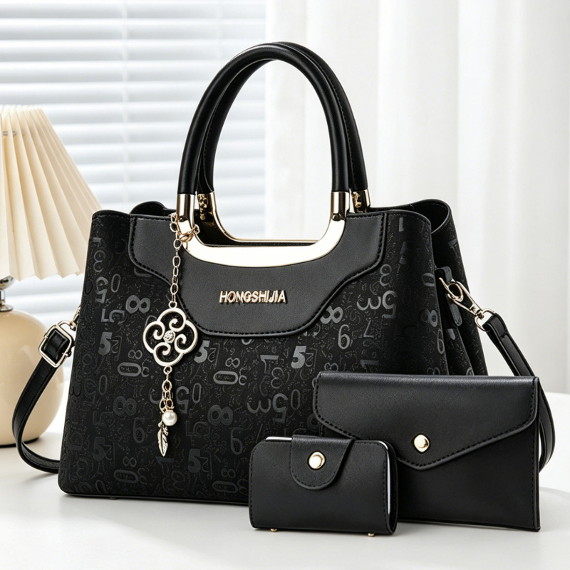 3-piece Fashion Women's Handba - Luxury Bags With Zipper review and price