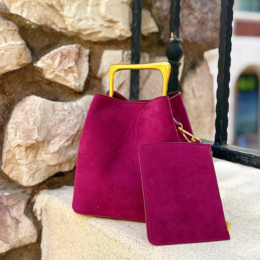 Genuine Suede Leather Women Sh - Bucket Bag Suede review and price