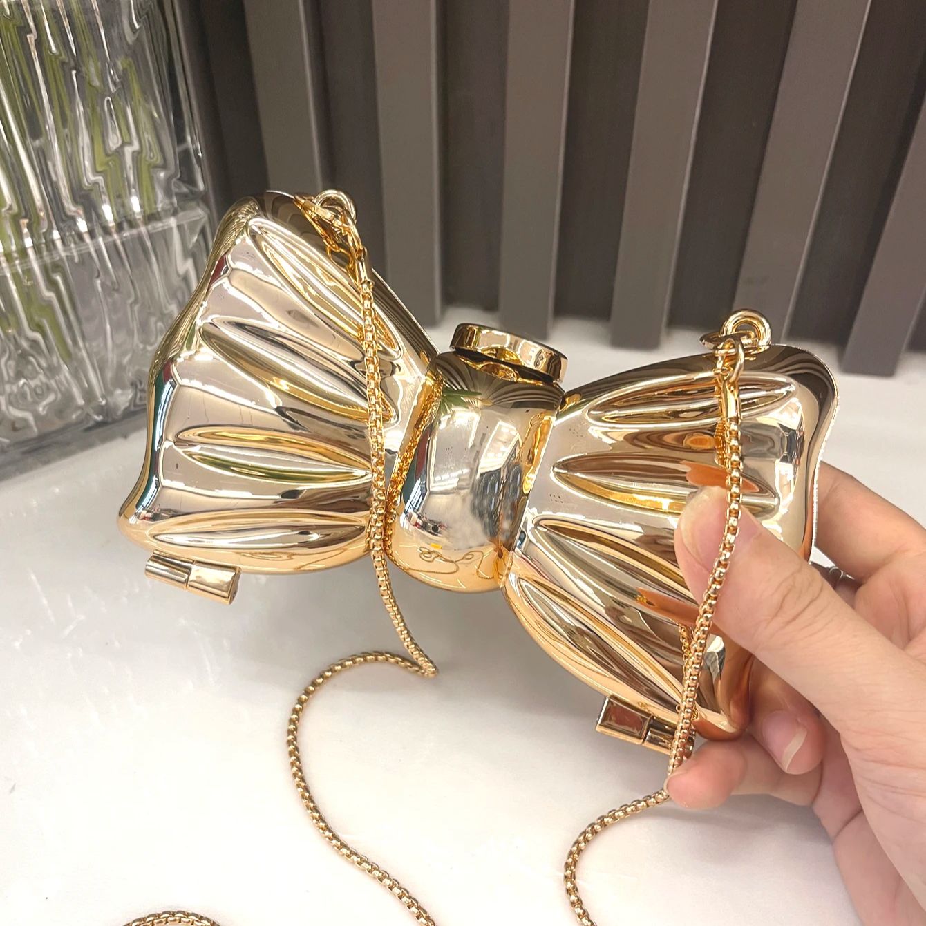 Golden Evening bag  Purses and - Luxury Bags Trending review and price
