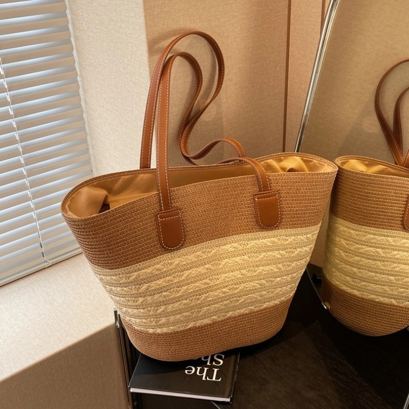Straw bag bag women's summer i - Luxury Beach Bags Ysl review and price