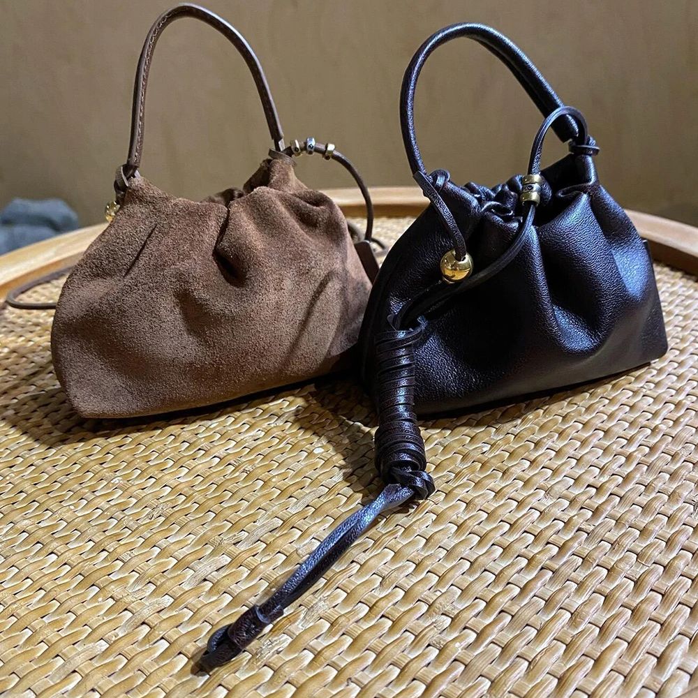 Chinese Retro Mini Crossbody B - Bucket Bag Suede review and price