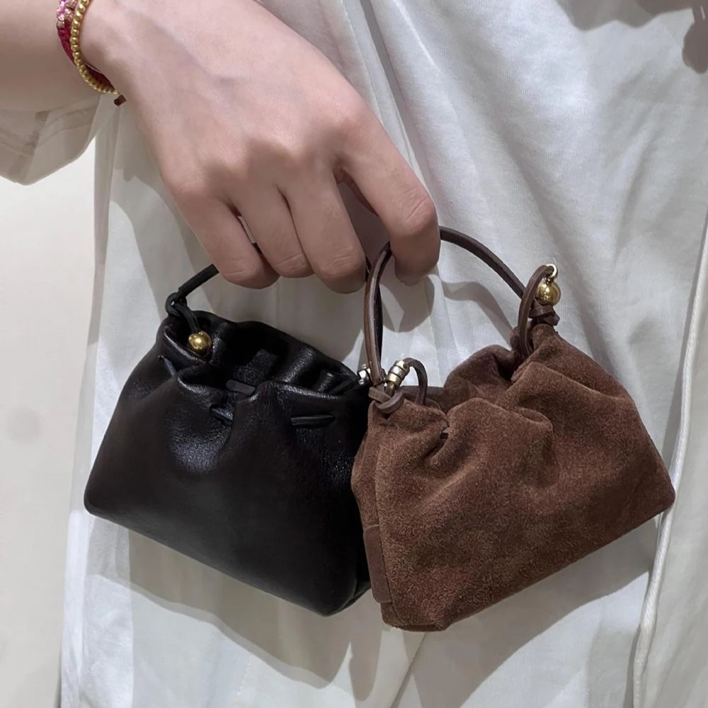 Chinese Retro Mini Crossbody B - Bucket Bag Suede review and price