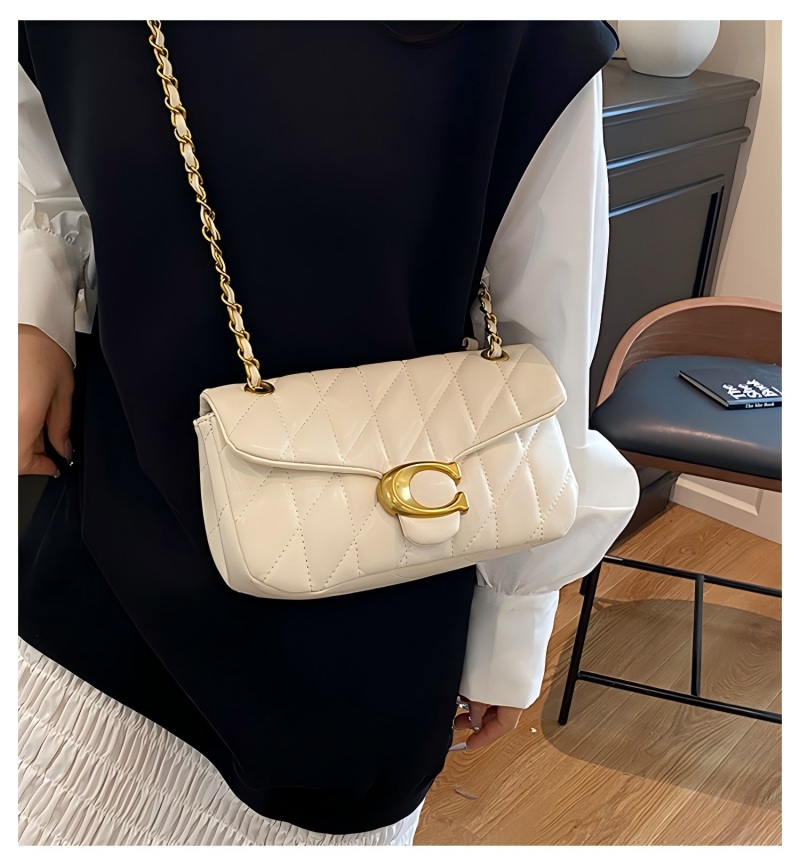 Women Quilted Leather Shoulder - Luxury Bags Gold review and price