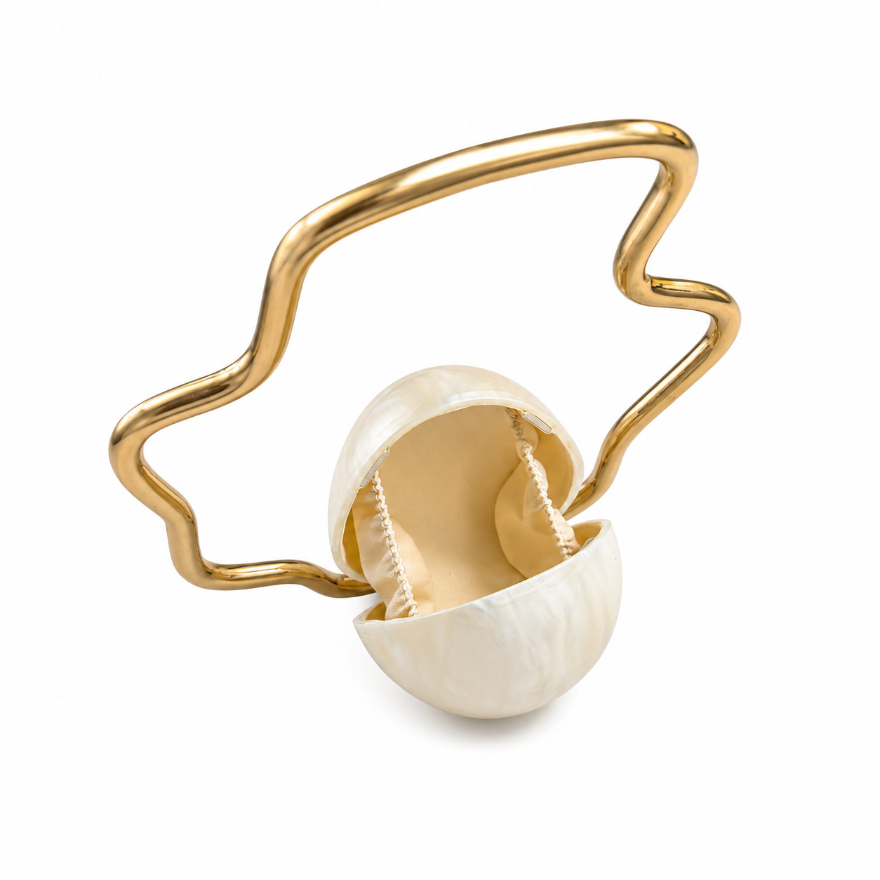 Women mini Acrylic Egg Bag Cut - Luxury Bag Collection review and price
