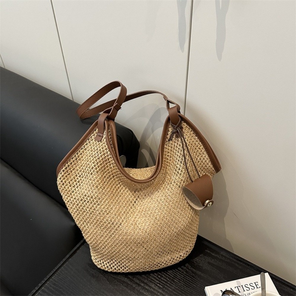 Summer Straw Woven Shoulder Ba - Luxury Beach Bags Ysl review and price