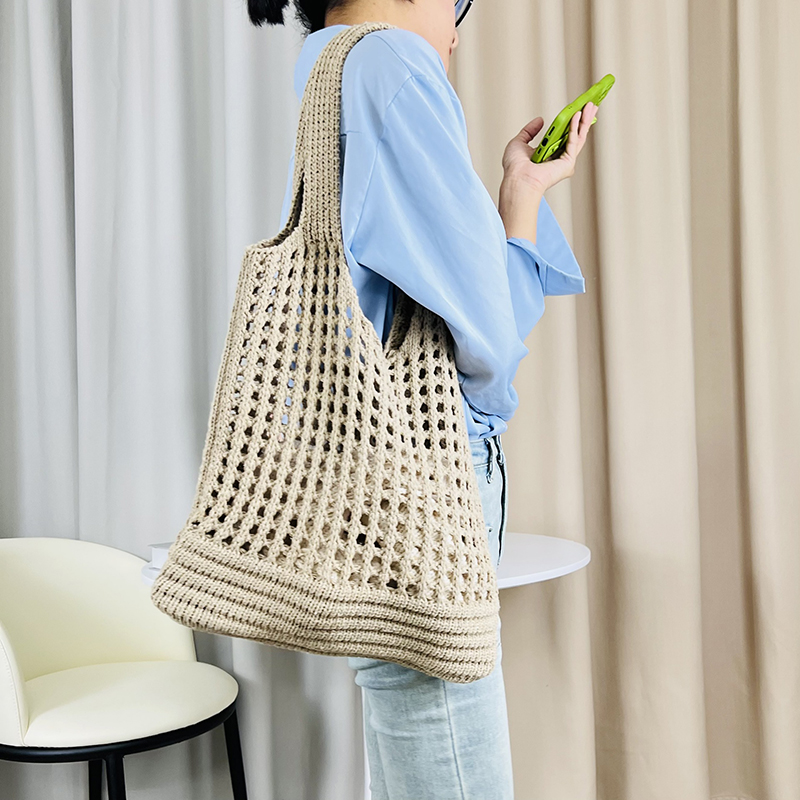 Vintage Hollow Design Woven Wo - Luxury Beach Bags Ysl review and price