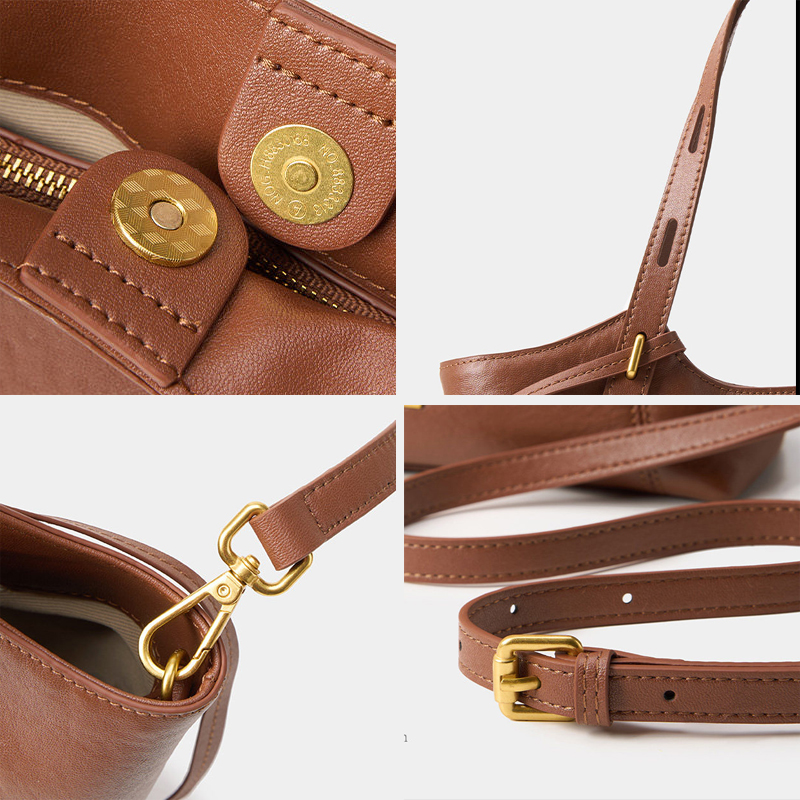 Women's Genuine Cowhide Leathe - Luxury Bags Gold review and price
