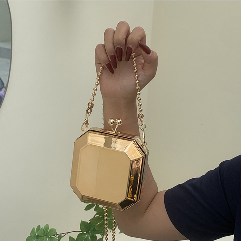 Mini Luxury Gold Party Evening - Luxury Bags With Zipper review and price