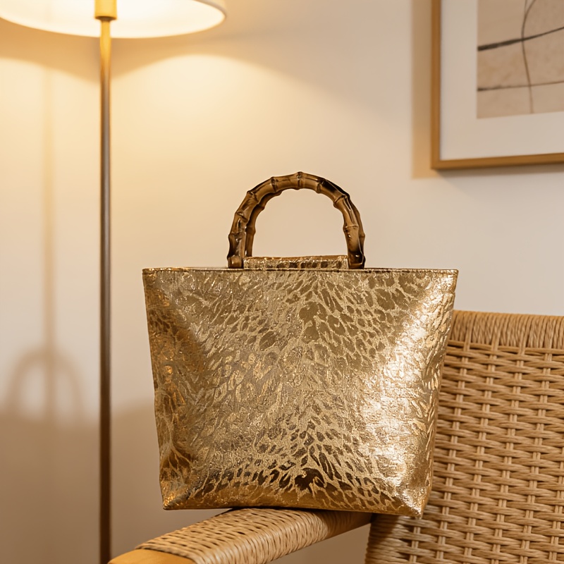 Light luxury metallic gold jac - Luxury Bag Collection review and price