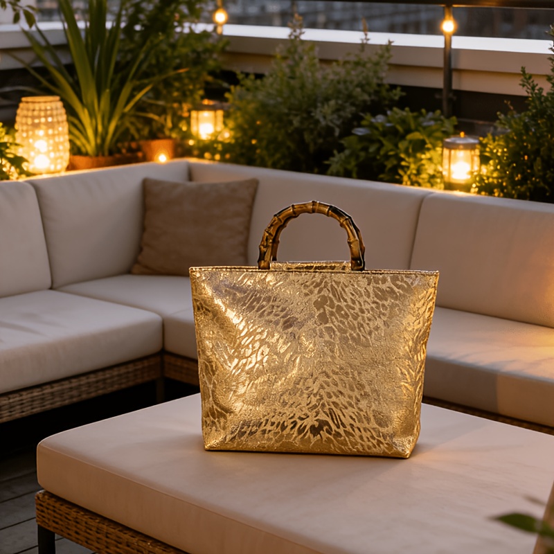 Light luxury metallic gold jac - Luxury Bag Collection review and price