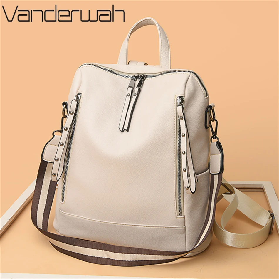 Brand Luxury Backpacks Soft Le - Luxury Bags With Zipper review and price