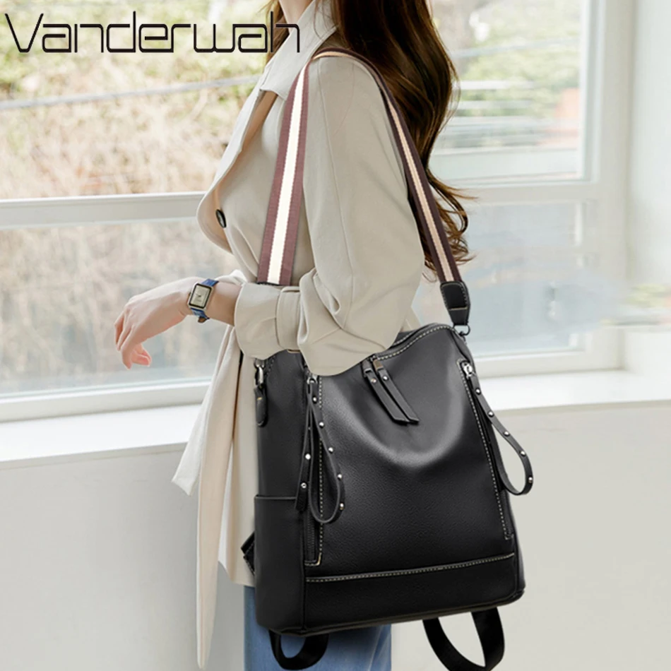 Brand Luxury Backpacks Soft Le - Luxury Bags With Zipper review and price