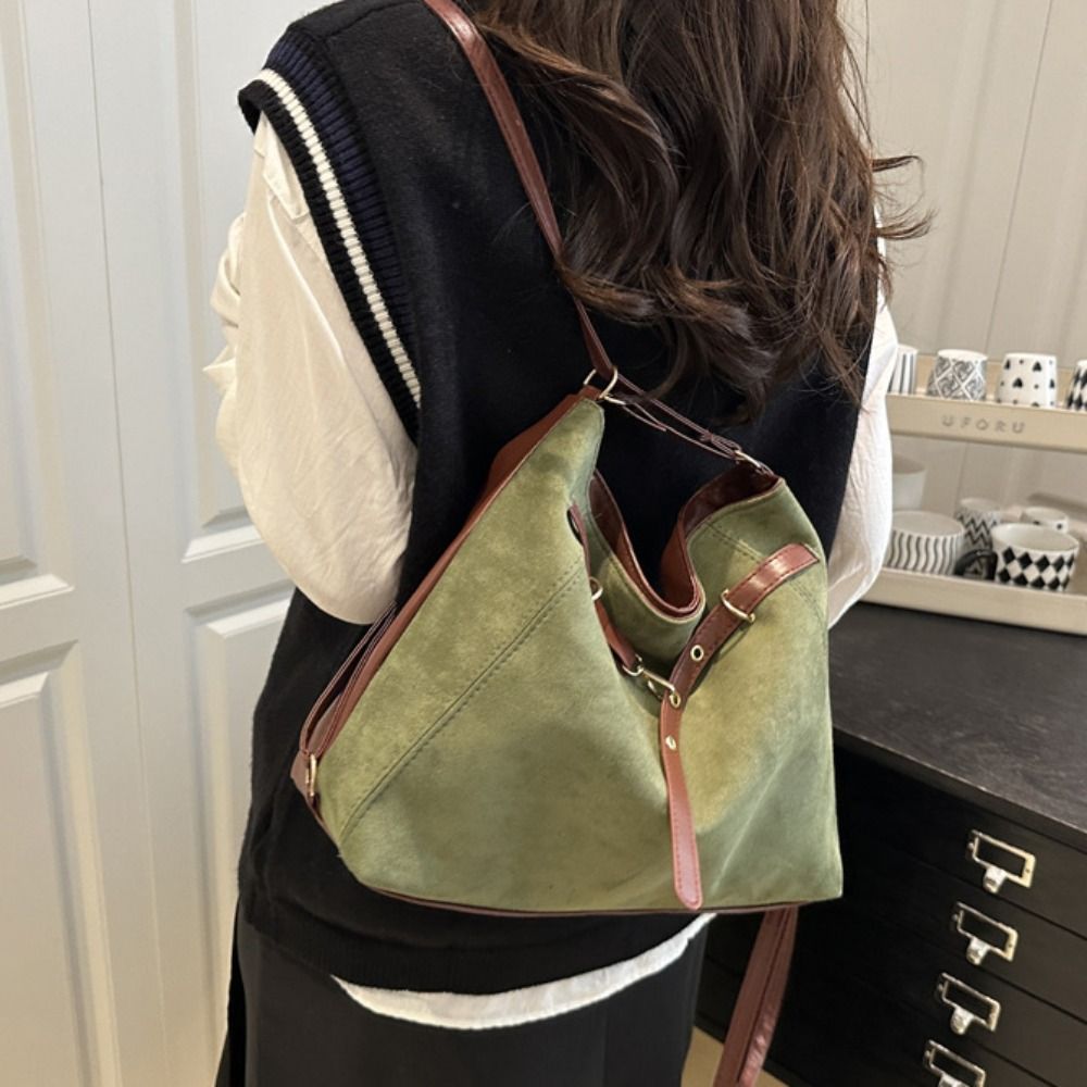 Trendy Large Capacity Suede To - Bucket Bag Suede review and price