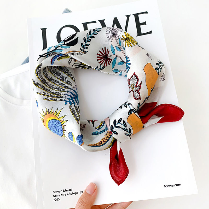 Women 70*70cm Square Silk Scar - Luxury Bags Trending review and price