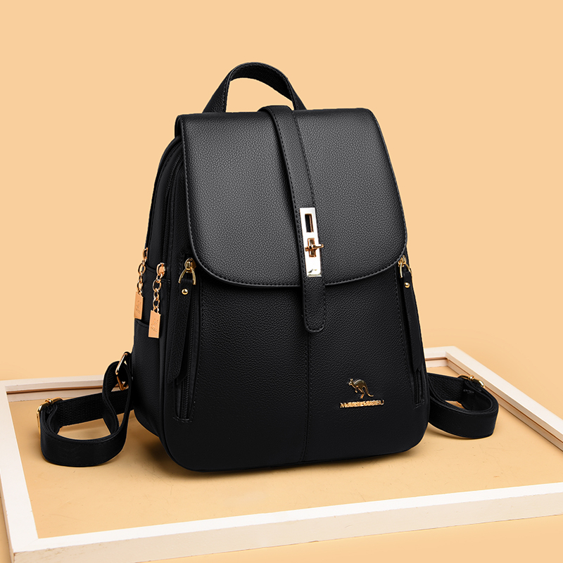 Luxury Women Leather Backpacks - Luxury Bags With Zipper review and price