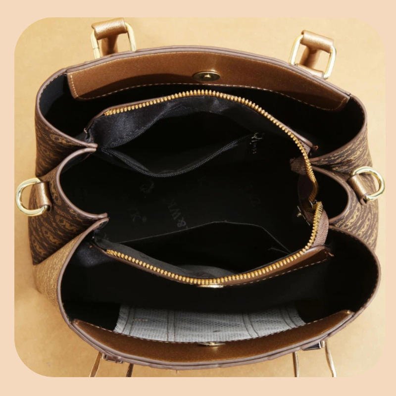 3-piece set of women's handbag - Luxury Bags With Zipper review and price