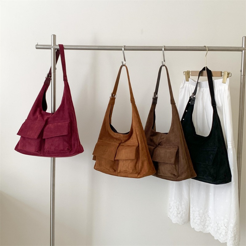 New Frosted Faux Suede Tote Ba - Bucket Bag Suede review and price