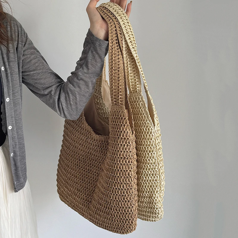 Fashion Rattan Women Shoulder  - Luxury Beach Bags Ysl review and price