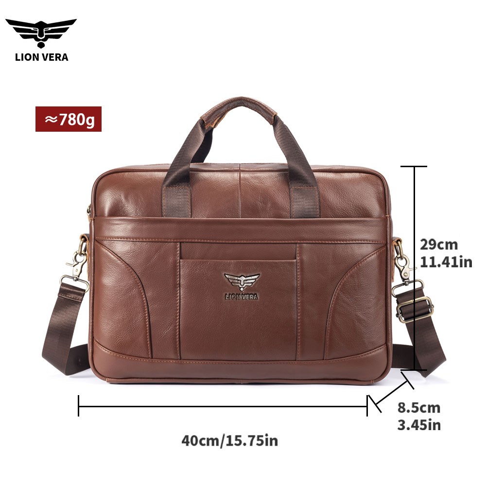LION VERA Genuine Leather Buss - Luxury Bags That Fit Laptop review and price