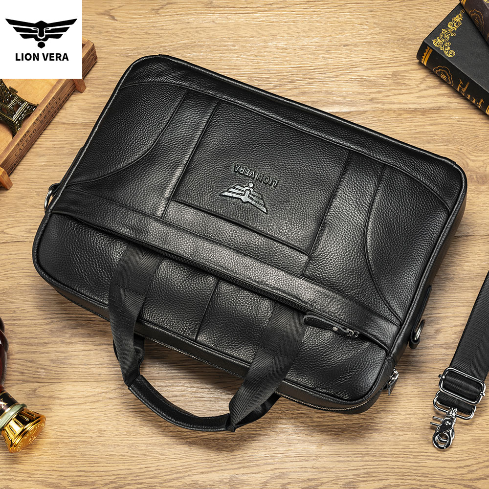 LION VERA Genuine Leather Buss - Luxury Bags That Fit Laptop review and price