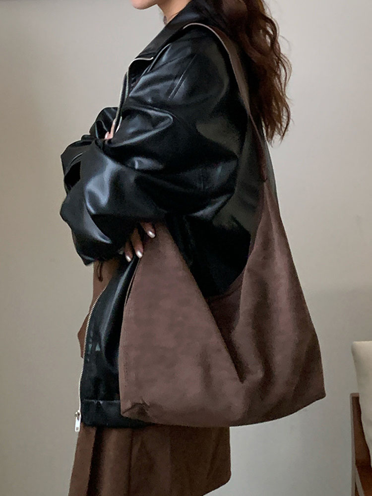 Suede Shoulder Bag for Women 2 - Bucket Bag Suede review and price