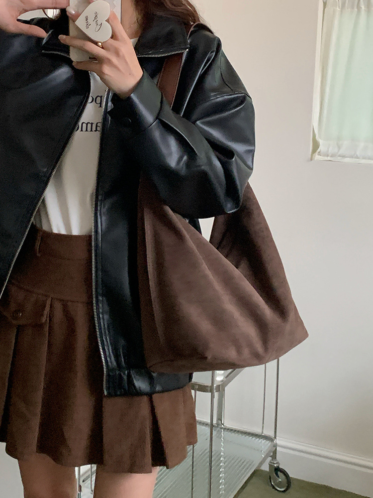 Suede Shoulder Bag for Women 2 - Bucket Bag Suede review and price