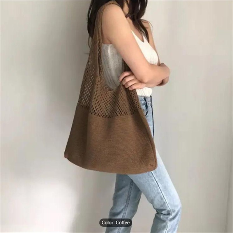 Aesthetic Hollow Out Crochet B - Luxury Beach Bags Ysl review and price