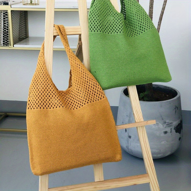 Aesthetic Hollow Out Crochet B - Luxury Beach Bags Ysl review and price