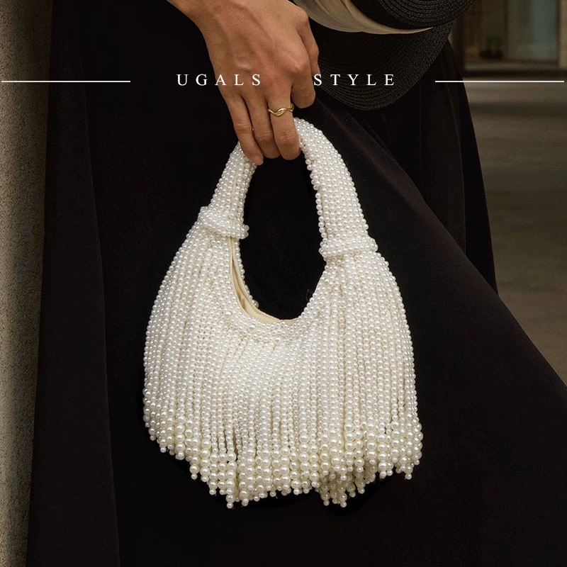 Design Handle Pearl Evening Cl - Luxury Bag Collection review and price