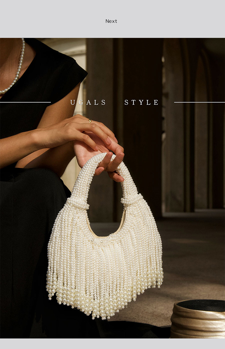 Design Handle Pearl Evening Cl - Luxury Bag Collection review and price