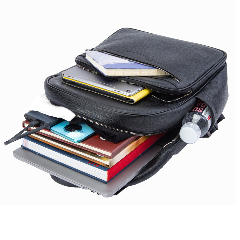 New Brand Genuine Leather Men  - Luxury Bags That Fit Laptop review and price
