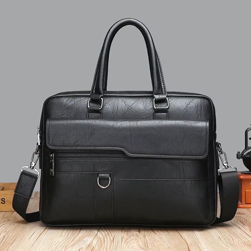 Luxury Brand Men Handbag Leath - Luxury Bags That Fit Laptop review and price